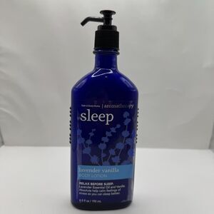 Bath & Body Works Aromatherapy Body Lotion Sleep Lavender Vanilla 80% FULL